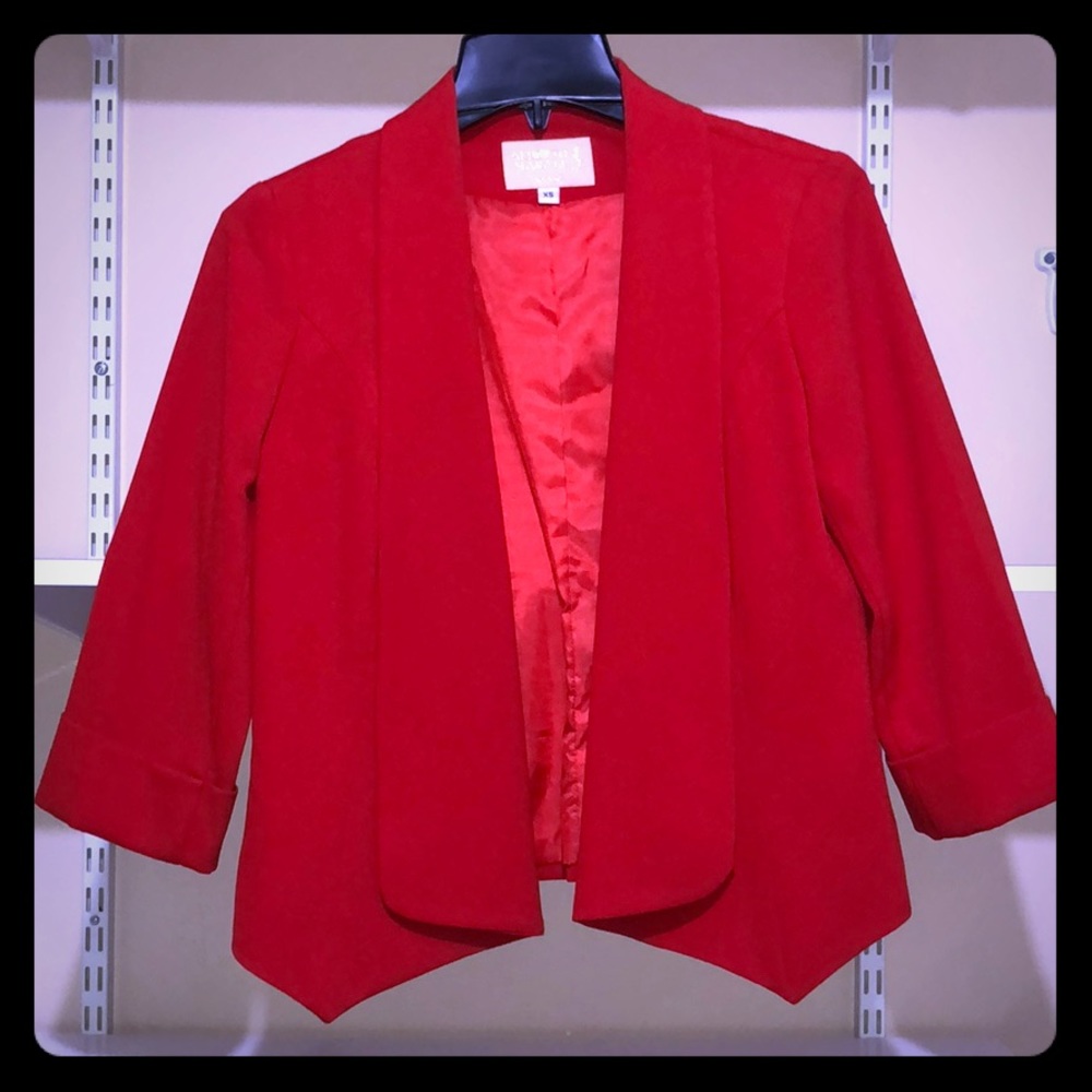 Red blazer